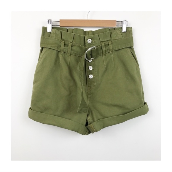 NWT Free People Cindy Utility Short in‎ Sage Size 4 - Picture 5 of 13
